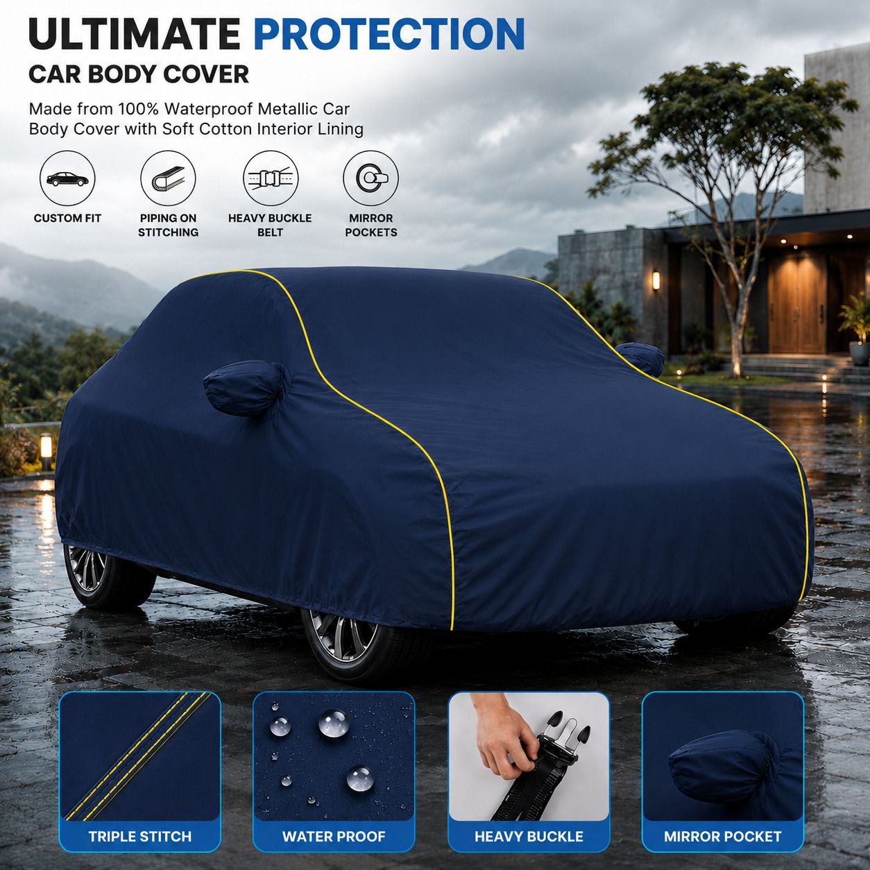 Mahindra XUV 3XO Body Cover-image-30