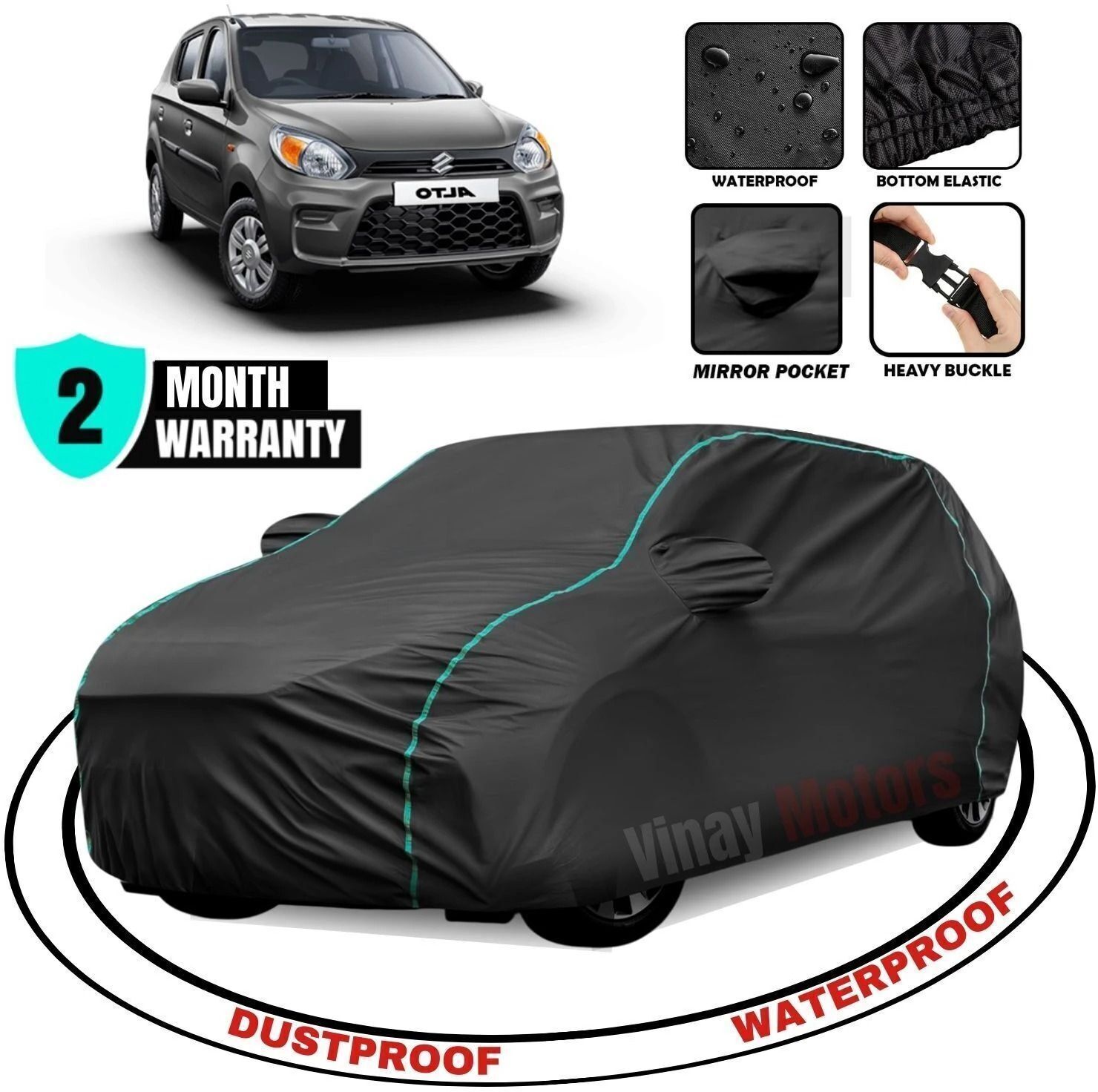 koko hub Maruti Suzuki Alto 800, Alto 800 LX, Alto 800 LXI, Alto 800 STD, Alto 800 VXI Body Cover-picture-34