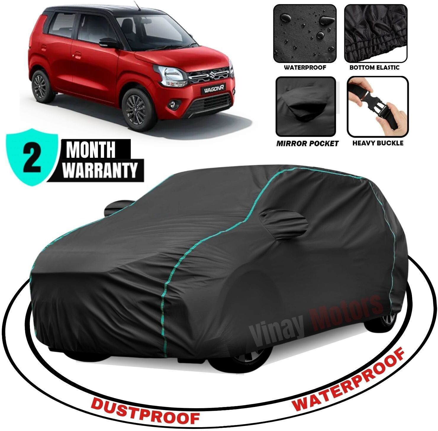 Maruti Suzuki WagonR Body Cover-image-34