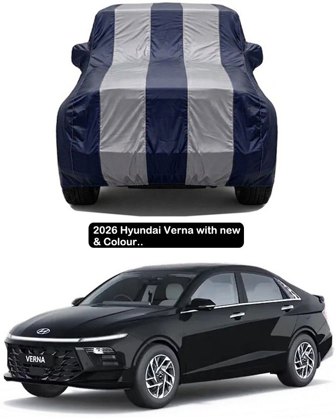 tricway Hyundai Verna car cover, 2026 Hyundai Verna car body cover, Suitable for all Verna car model 2021 2022 2023 2024 2025 2026, Verna cover, Best car cover for verna all model, hyundai verna, Verna, verna car, verna, Verna car cover with mirror pockets, Windproof Verna cover with belt and buckle, verna car verna Body Cover-picture-29