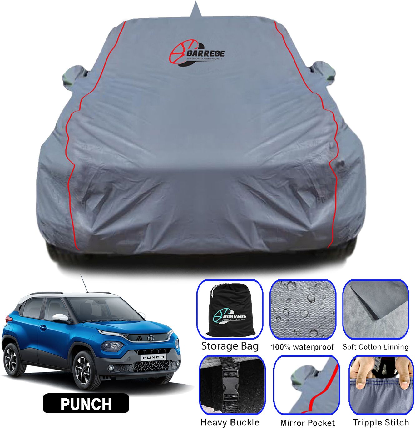 garrege Tata Punch Body Cover-picture-10
