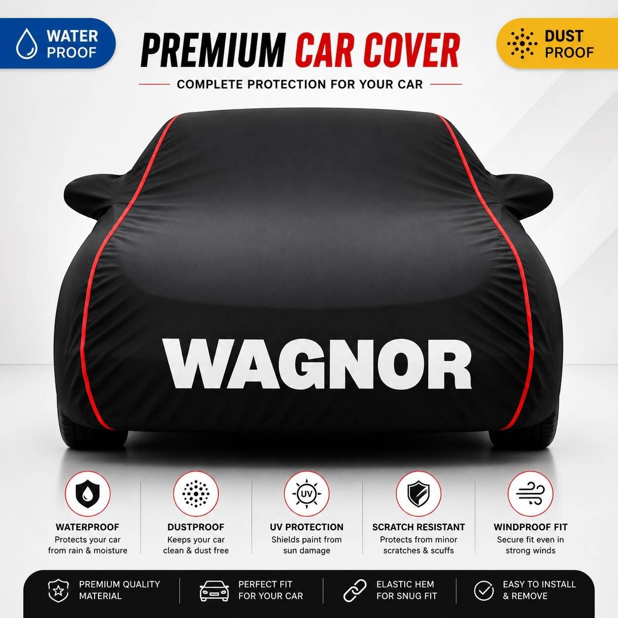 Maruti Suzuki WagonR, WagonR Electric Vehicle, WagonR Stingray, Wagon R 1.0, Wagon R DLX, Wagon R ZXi Plus, Wagon R ZXi, Wagon R VXi, Wagon R LXi, Maruti Suzuki Wagon R, Maruti suzuki, Wagon R Body Cover-image-15