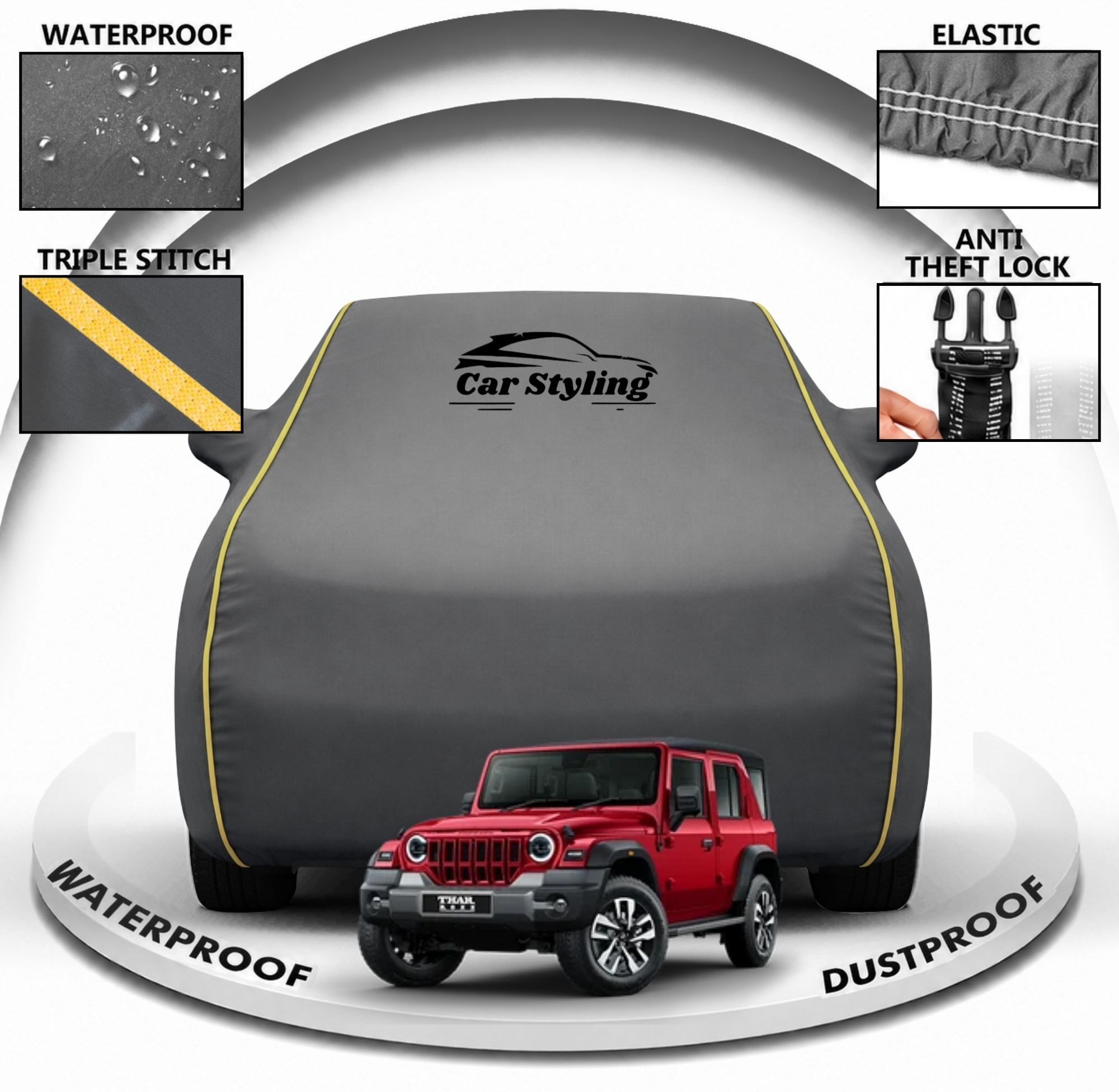 Mahindra Thar Roxx Body Cover-image-44