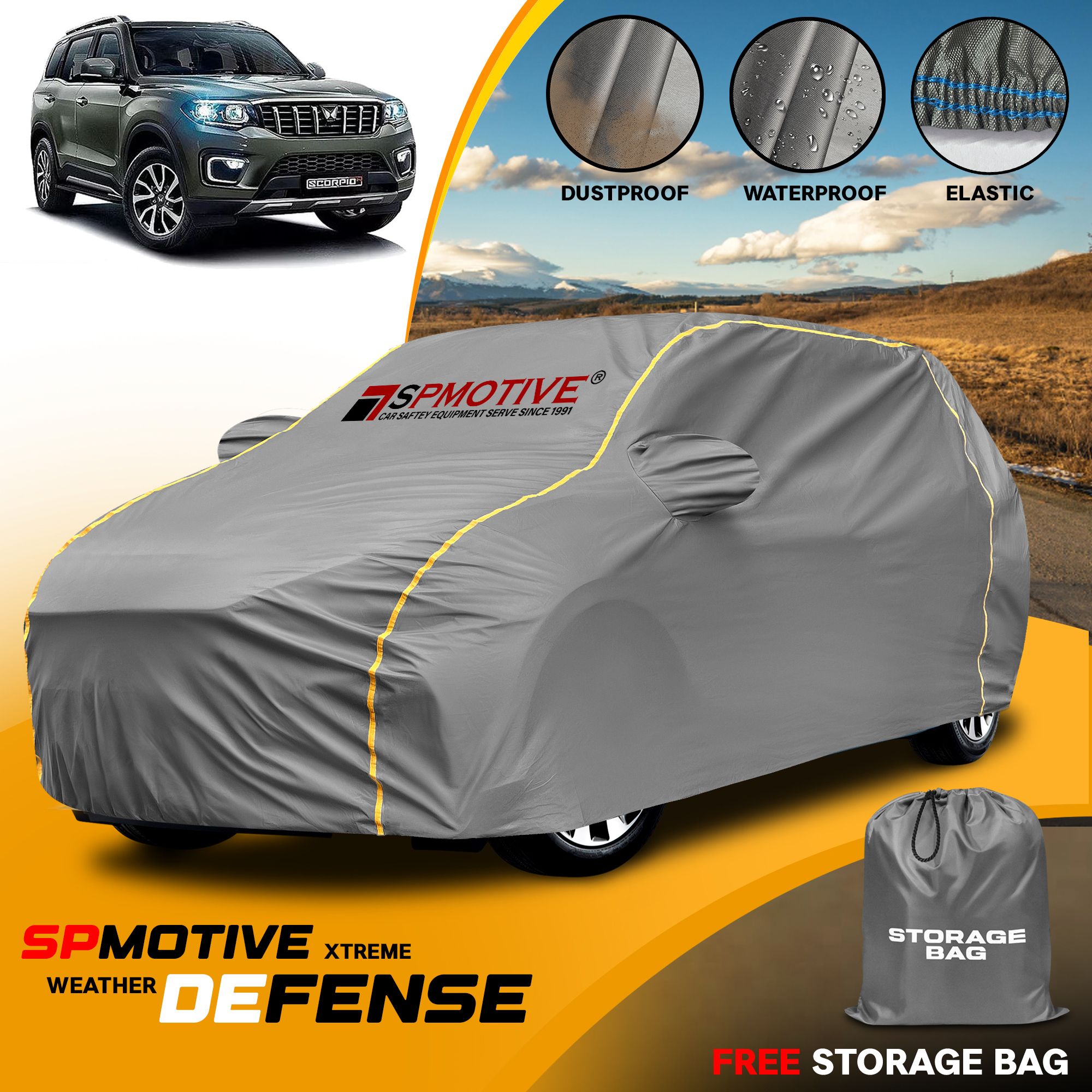 Mahindra Scorpio N Body Cover-image-25