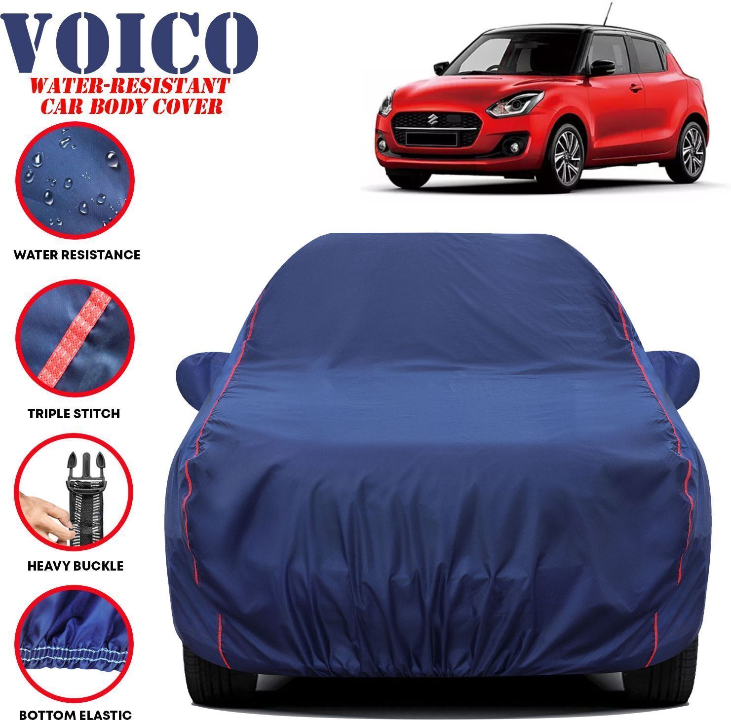 Maruti Suzuki Swift VXI, Swift VXI Glory Limited Edition, Swift VXI Optional, Swift VXI Petrol Body Cover-image-30