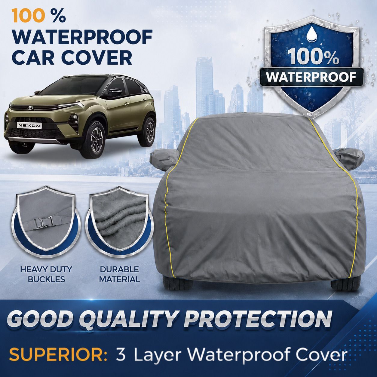 Tata Nexon Body Cover-image-21