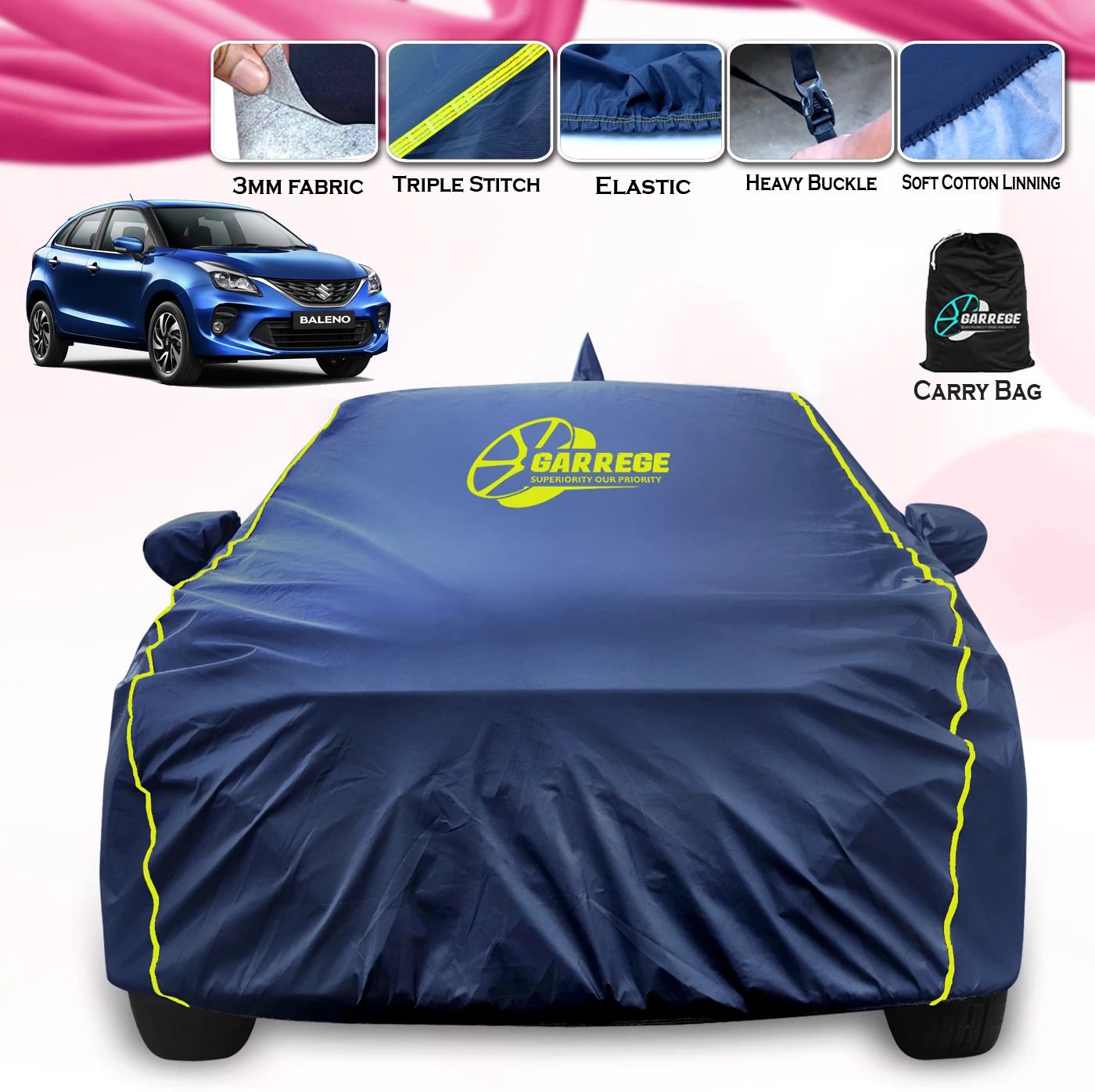 Maruti Baleno 1.2 Alpha Body Cover-image-22