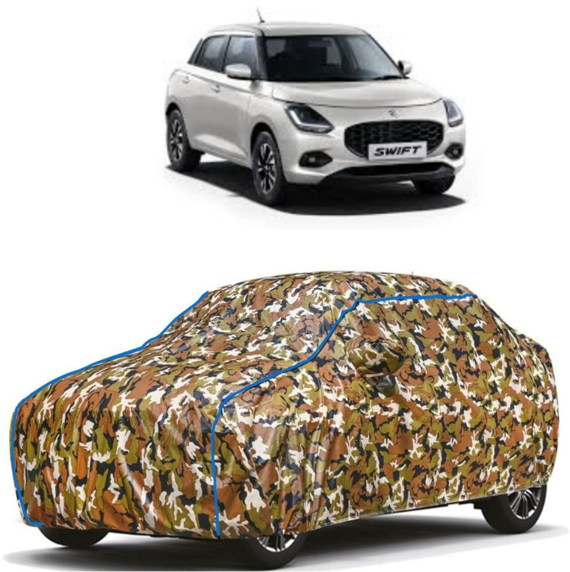 kronix Maruti Suzuki Swift, Swift AMT VDI, Swift AMT VDI Diesel, Swift AMT VXI, Swift AMT VXI Petrol, Swift AMT ZDI, Swift AMT ZDI Diesel, Swift AMT ZDI Plus Diesel, Swift AMT ZXI, Swift AMT ZXI Petrol, Swift AMT ZXI Plus Petrol, Universal For Car Body Cover image 1