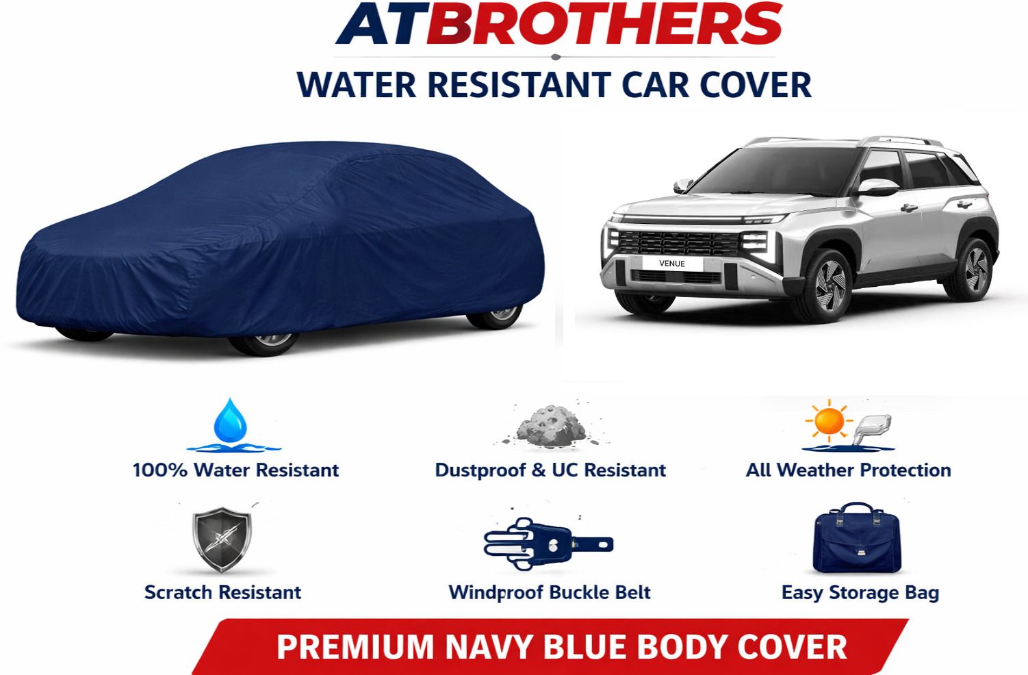 hyundai venue s turbo petrol body cover