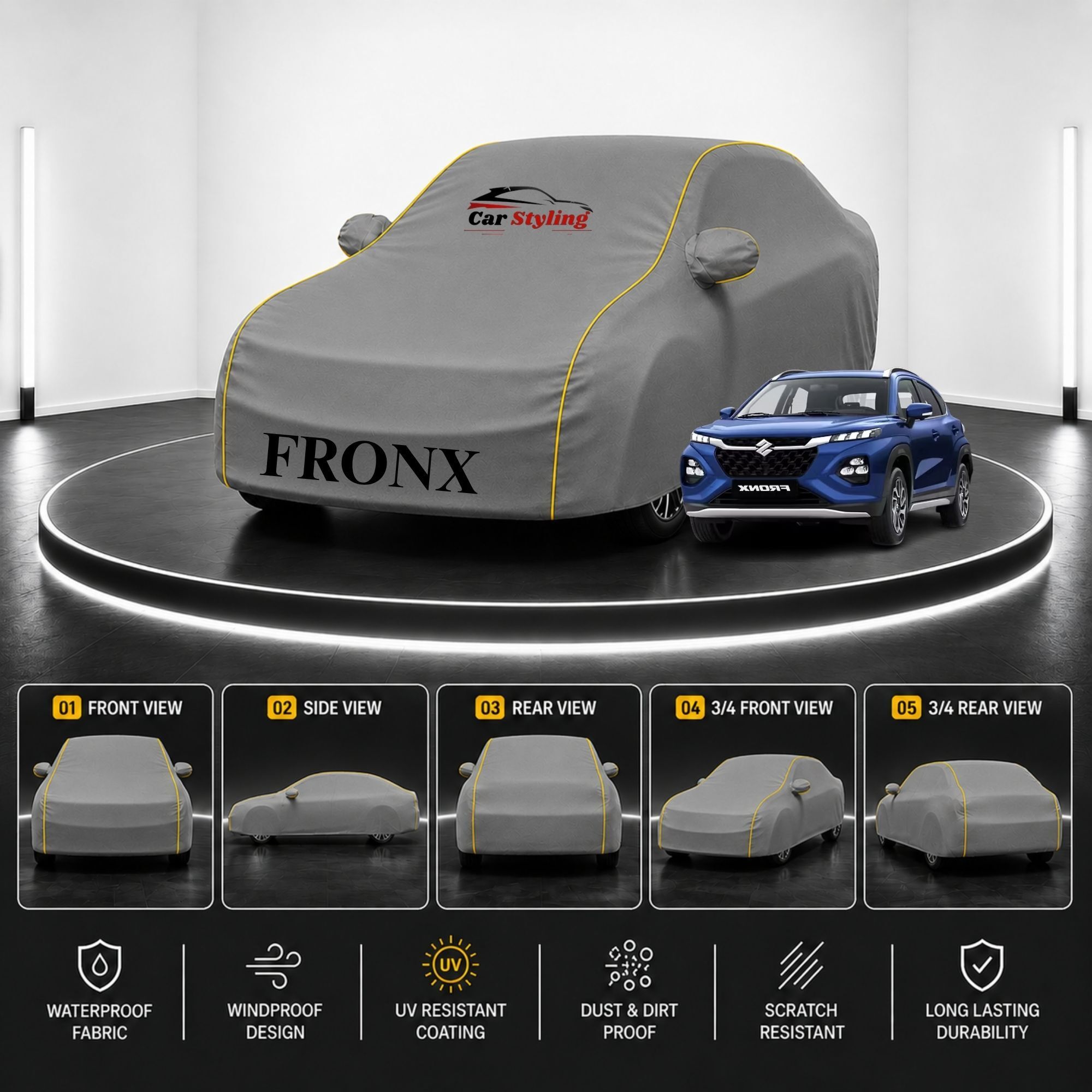 car styling Maruti Suzuki Fronx Body Cover-picture-14