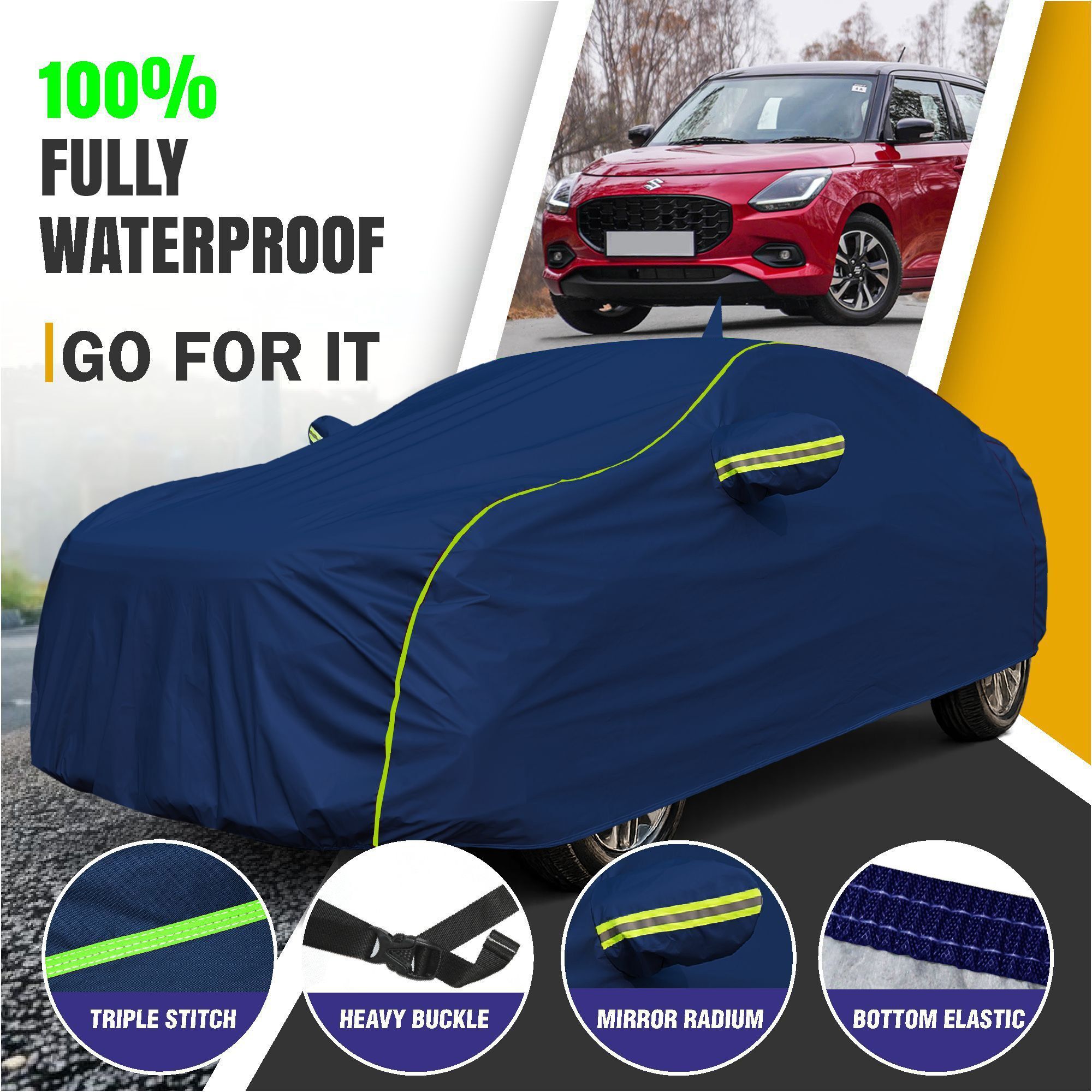 Maruti, Maruti Suzuki Swift, Swift LXI, Swift VXI Body Cover