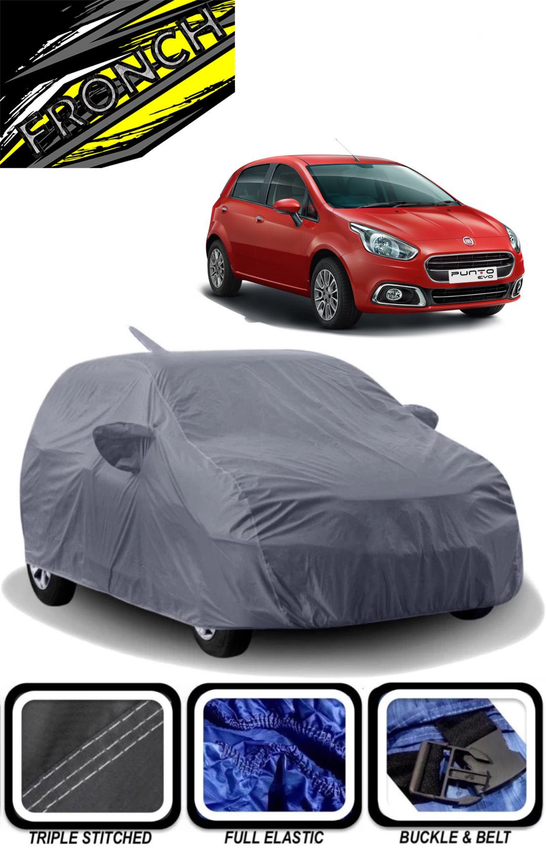 fronch Fiat Punto, Punto 1.7 TD Body Cover-picture-4