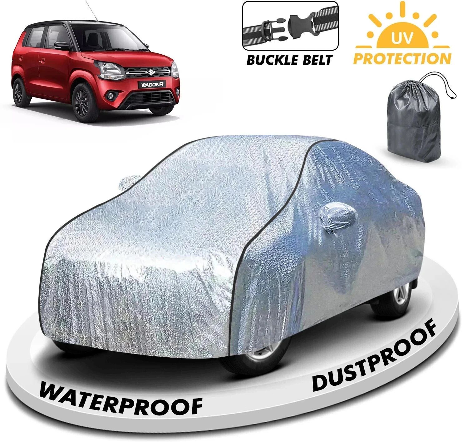 Maruti Suzuki Wagon R Body Cover-image-5