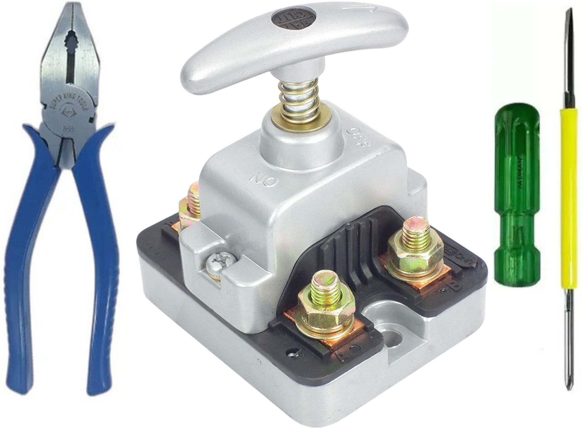 toolbux TD-4001 Vehicle Battery Cut Off Switch with Dash Mount Panel for Safety 1 Car Dash Switch Panel-picture-12