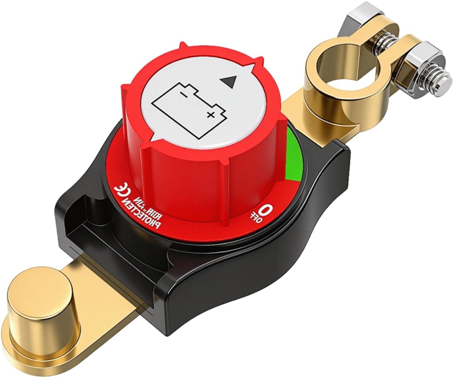 toolbux 12-48V Top Post Battery Cut Off Switch Pure Copper Terminal Disconnect 1 Car Dash Switch Panel-picture-47