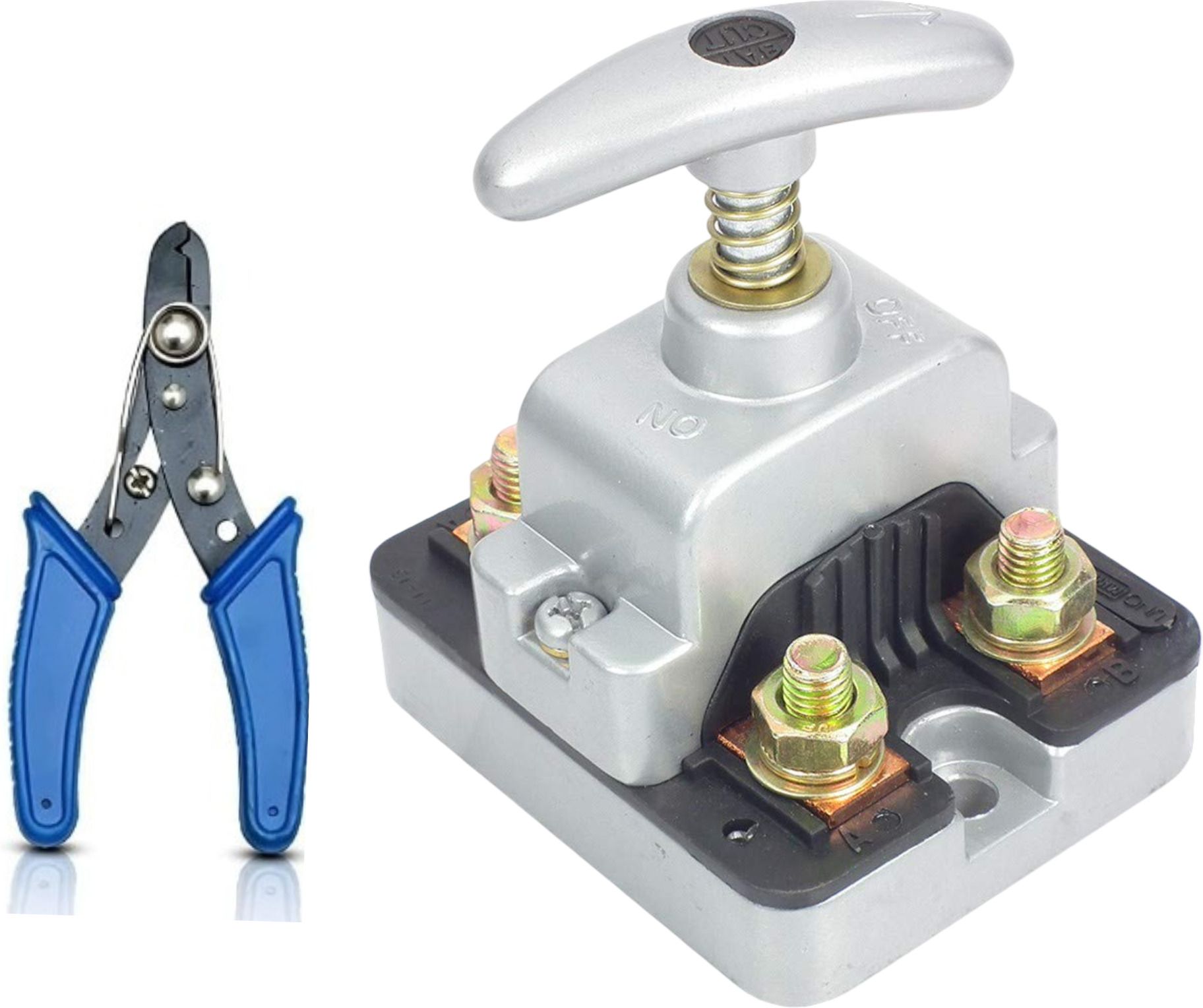 toolbux TD-4001 Battery Isolator Switch Dash Mount Panel for Car Power Control 1 Car Dash Switch Panel-picture-11