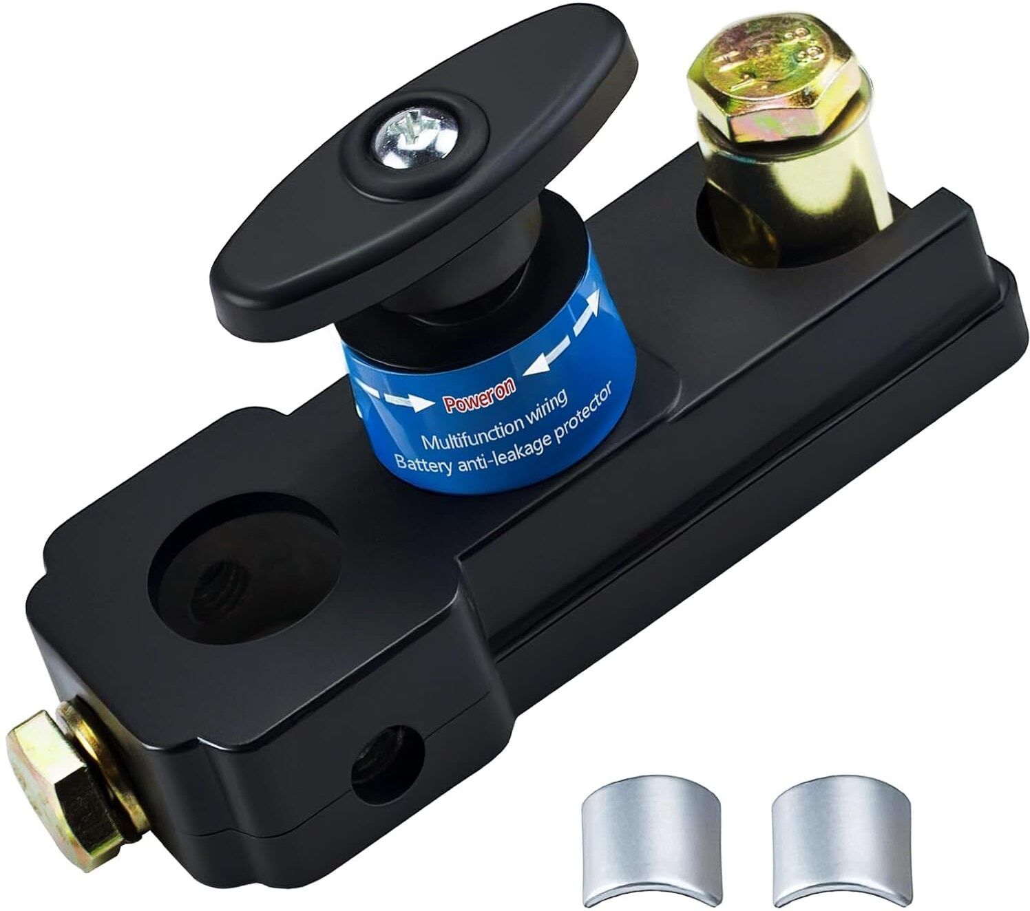toolbux 12V/24V Battery Cut Off Switch Heavy Duty Car Battery Disconnect Switch 1 Car Dash Switch Panel-picture-5