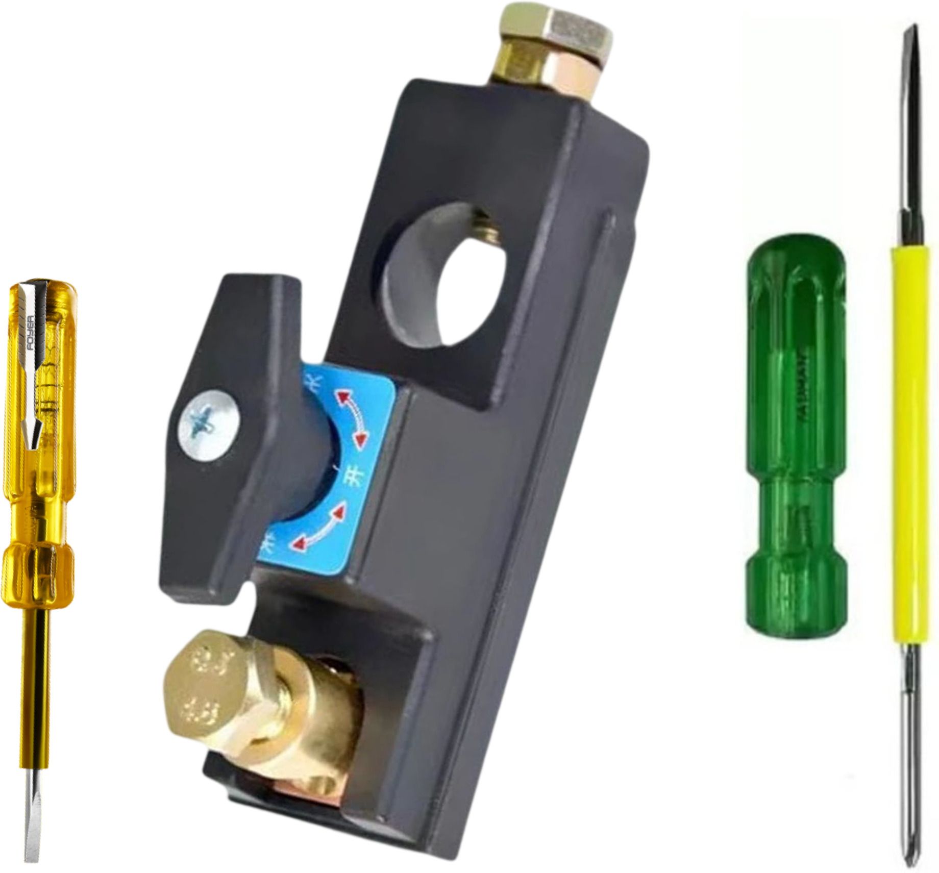 toolbux Battery Disconnect Master Switch for Car Truck RV Marine ATV 12V-48V Power 1 Car Dash Switch Panel-picture-20