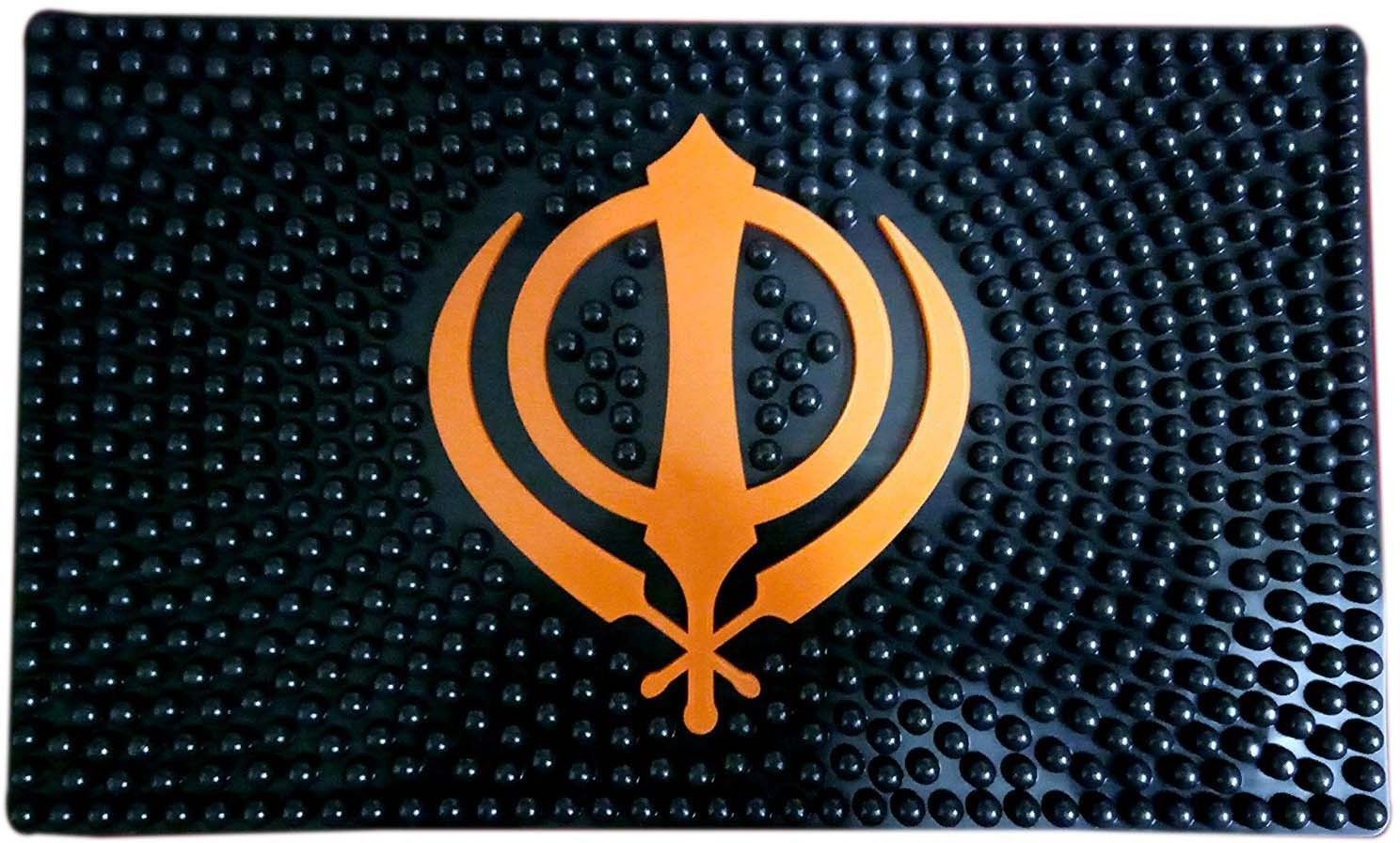 addnus Non Slip Mat XL Size (26 * 15CM) Khanda Design Mobile Holder Car Dashboard Mat Car Dashboard Cover-picture-16
