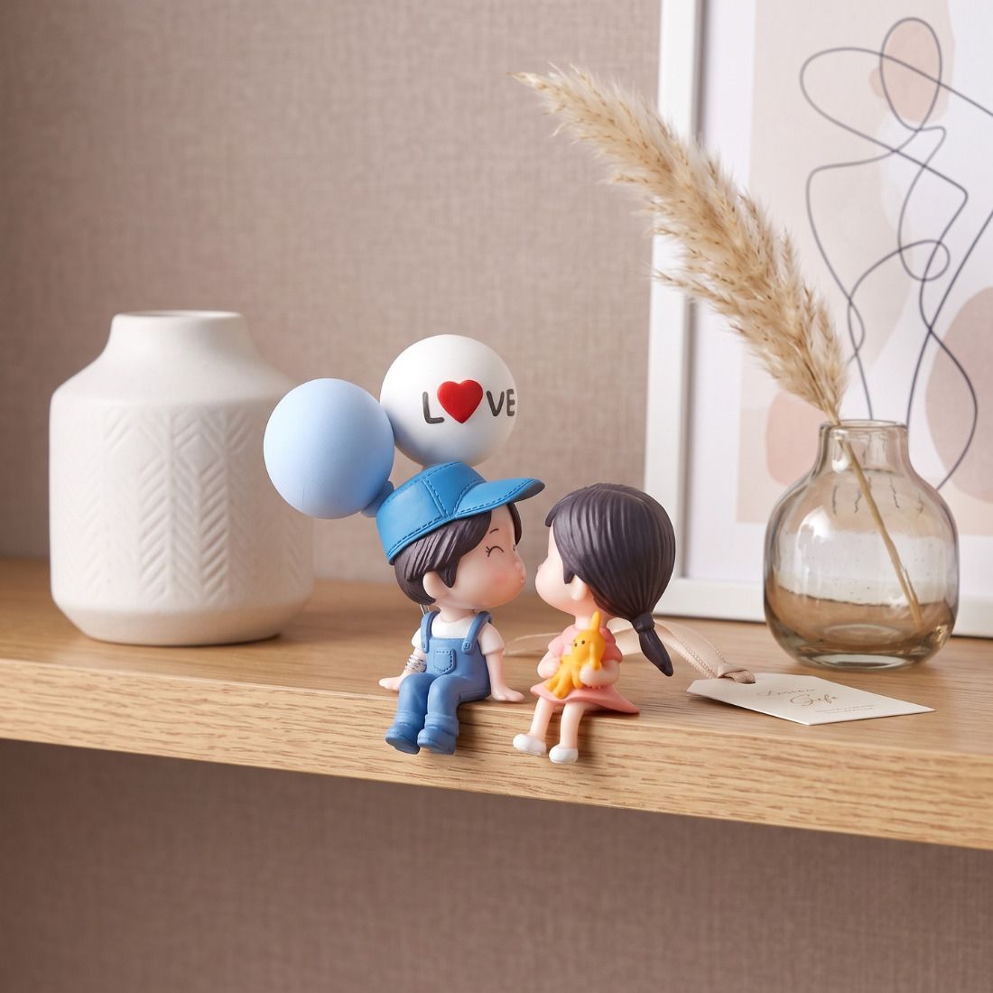 varnirajimportexport Car-Dashboard-Figure Romantic Couple Car Dashboard Figure Decorative Showpiece for Car Car Dashboard Cover-picture-10