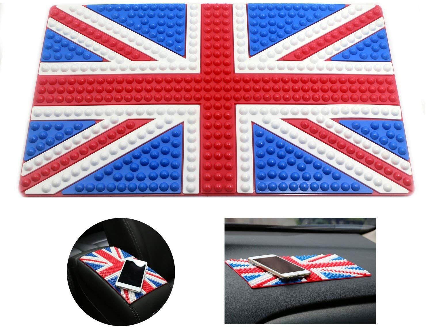 addnus Non Slip Mat XL Size (26 * 15CM) England Design Mobile Holder Car Dashboard Mat Car Dashboard Cover-picture-29