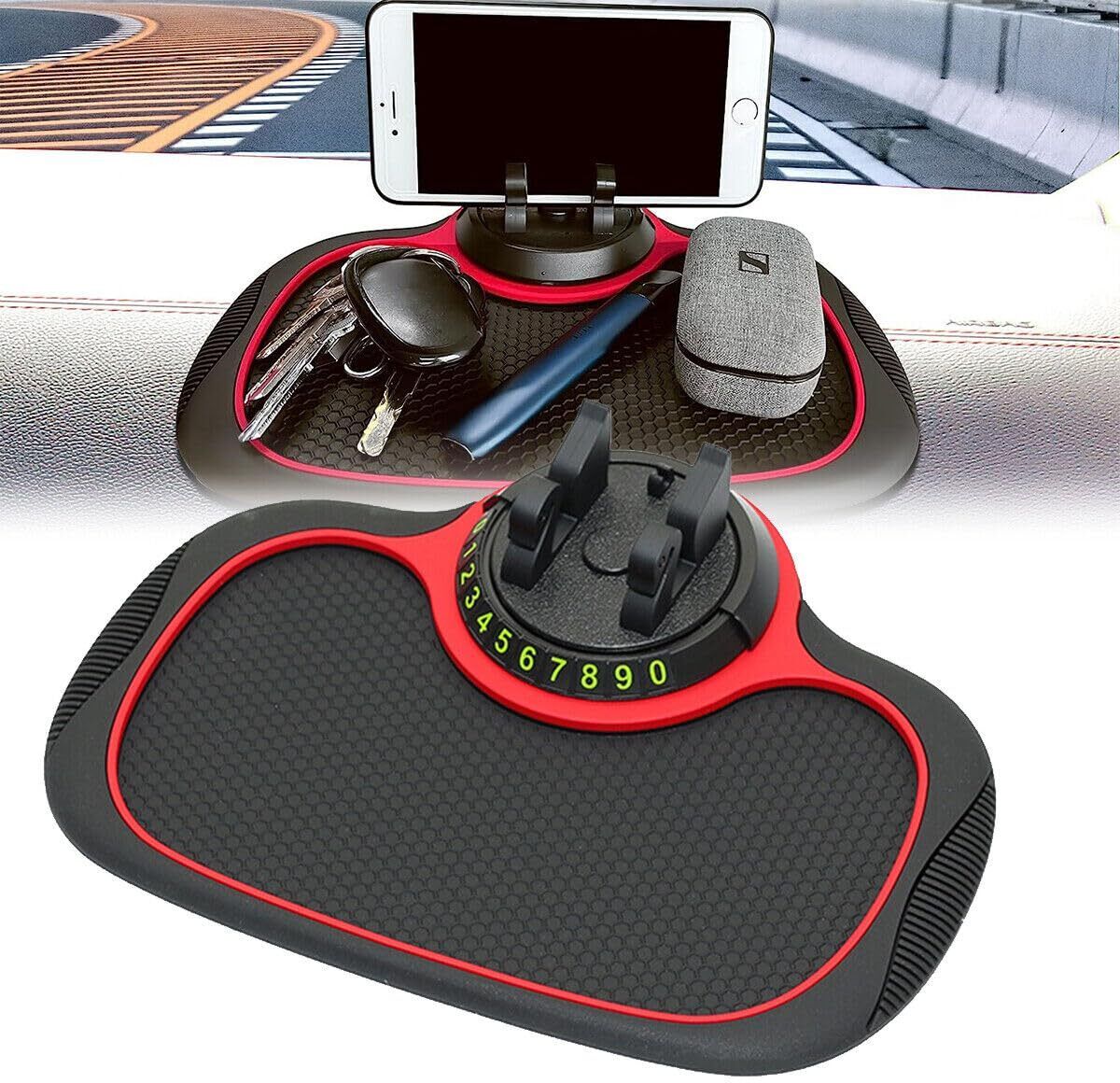 bayleef Car Accessories Multifunction Anti-Slip Car Dashboard Mat with 360 Degrees Rotating Mobile Phone Holder Car Dashboard Cover-picture-37