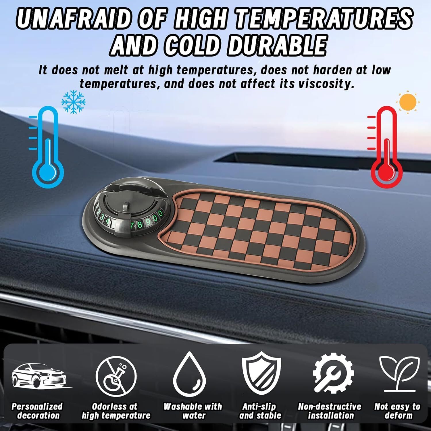 astound Car Accessories Anti Slip Phone Mat for Car Dashboard Car Accessories Anti Slip Phone Mat for Car Dashboard Car Dashboard Cover-picture-15