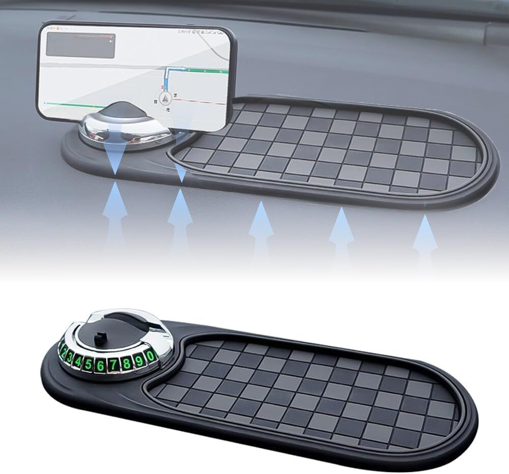 astound Premium Car Anti-Slip Mats with Temporary Parking Number Premium Car Anti-Slip Mats with Temporary Parking Number Car Dashboard Cover-picture-31