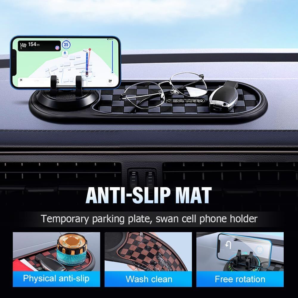 chromoto Multifunctional Vehicle Mounted Anti Slip Mat with Temporary Parking Multifunctional Vehicle Mounted Anti Slip Mat with Temporary Parking Car Dashboard Cover-picture-13