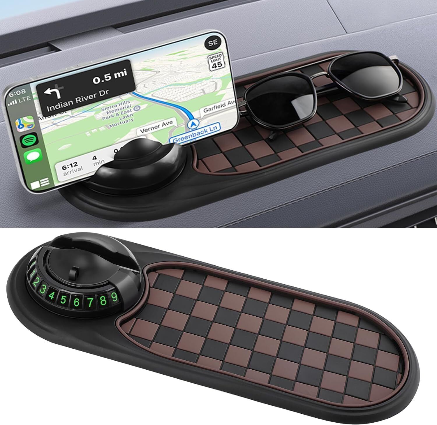 chromoto Anti Slip Mat for Car Dashboard Anti Slip Mat for Car Dashboard Car Dashboard Cover-picture-36