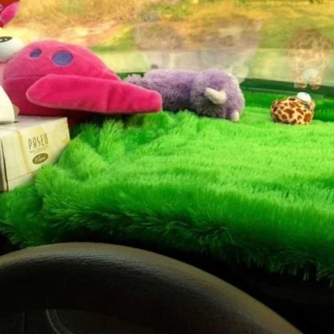 0DBG GREEN CARPET Car Dashboard Cover
