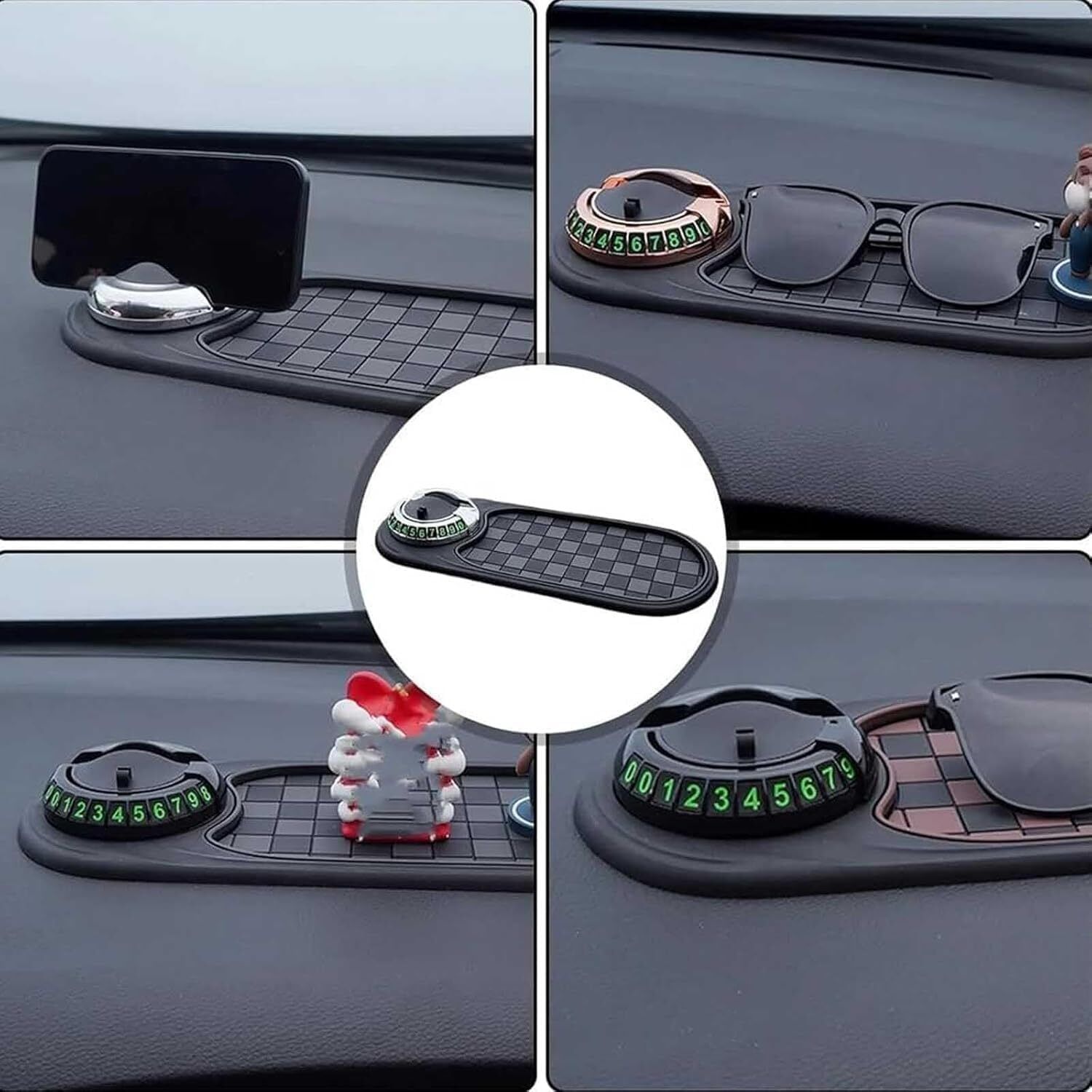 chromoto Premium Car Anti Slip Phone Holder Mat Premium Car Anti Slip Phone Holder Mat Car Dashboard Cover-picture-30