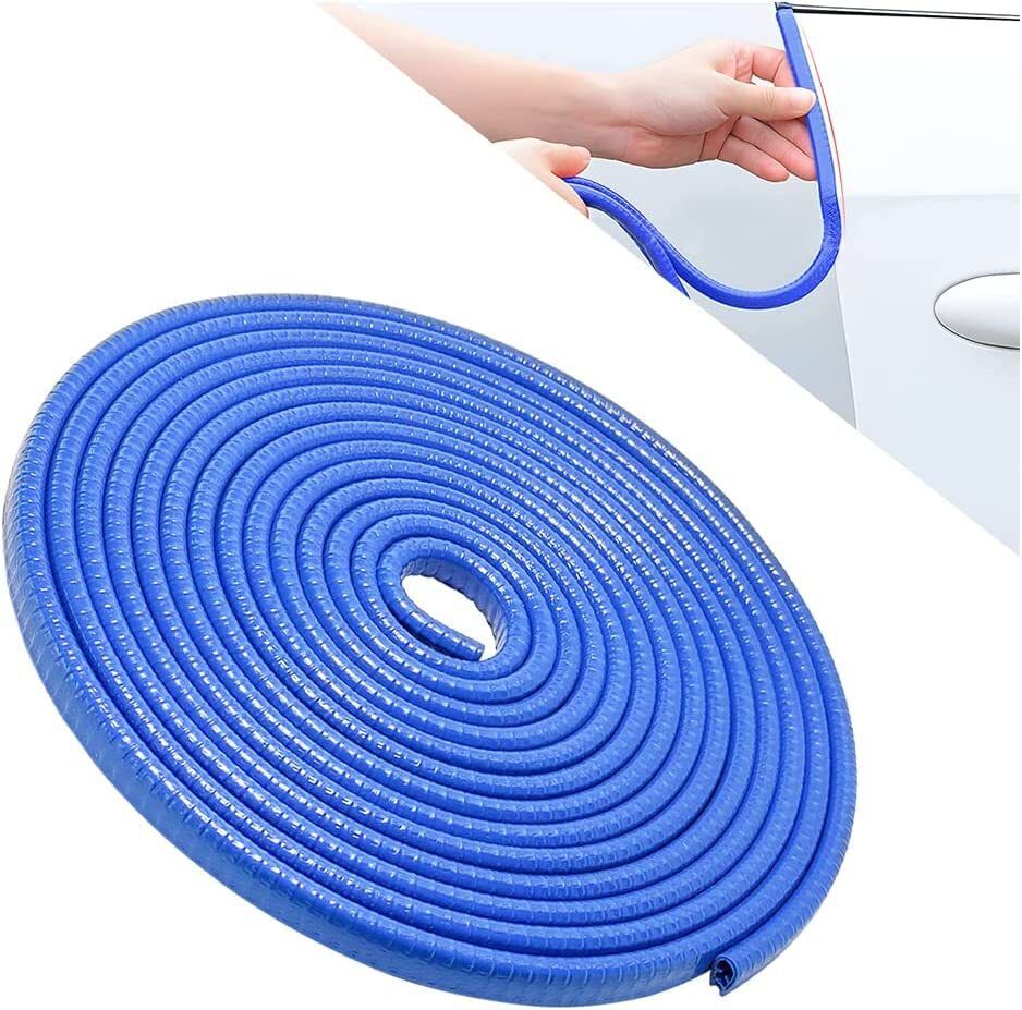 blue Car Door Edge Guards U Shape Edge Trim Rubber Strip Car Beading Roll For Door, Window-image-9