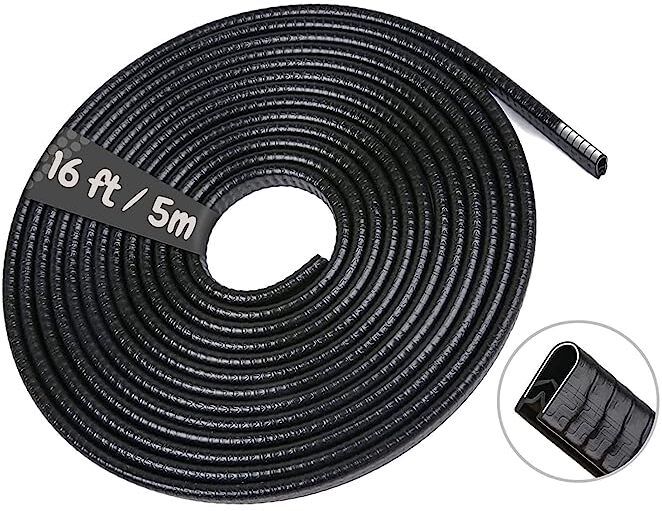 Car Door Edge Protector Guard U Shape Anti-Scratch Collison Rubber Black Car Beading Roll For Bumper, Door, Trunk, Window Sill, Bonnet-image-19