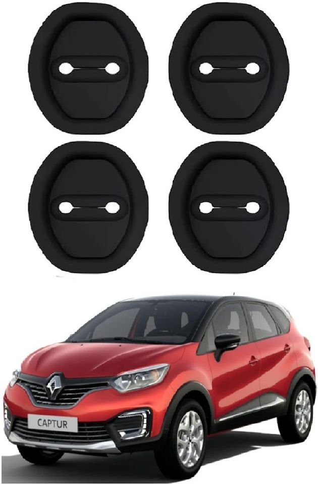 roshneer enterprises DOOR Lock Protector Silicone Rubber Latch Cover For RENAULT CAPTUR--011 Car Door Lock Actuator-picture-16