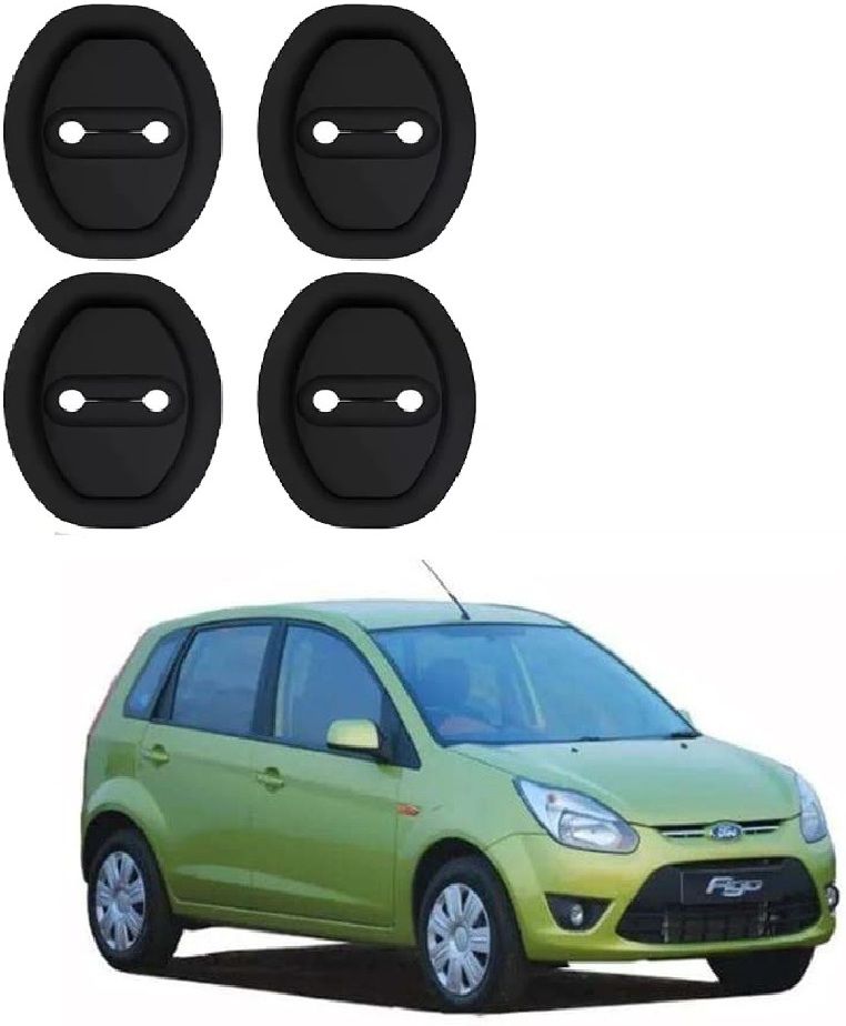 roshneer enterprises DOOR Lock Protector 4 PCS Silicone Rubber Latch Cover For FORD FIGO 01 Car Door Lock Actuator-picture-28
