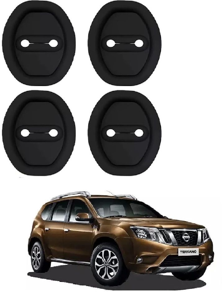 roshneer enterprises DOOR Lock Protector Silicone Rubber Latch Cover For NISSAN TERANNO--011 Car Door Lock Actuator-picture-23