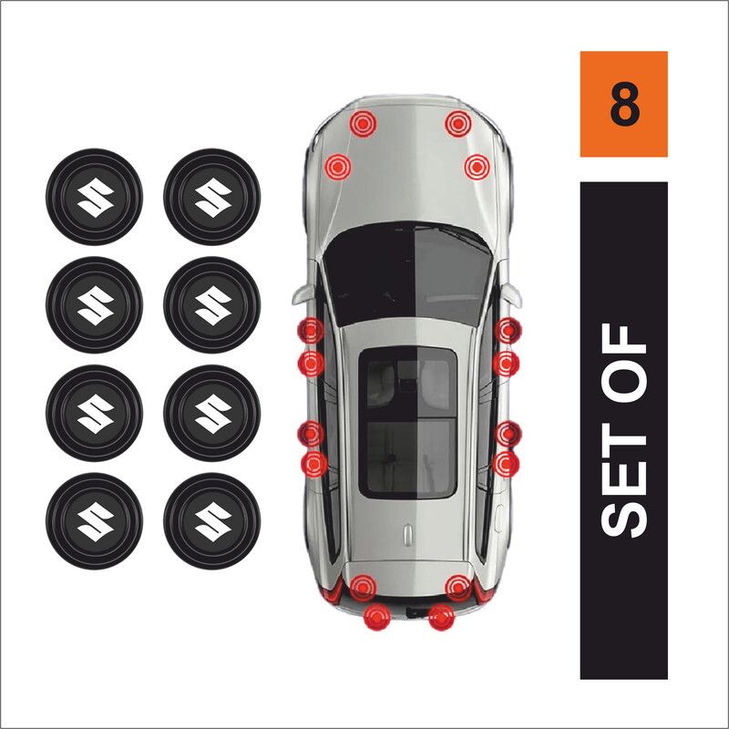 Set of 8 Car Door Soundproof Noise Reducer Rubber For Suzuki Car Door Panel-image-2