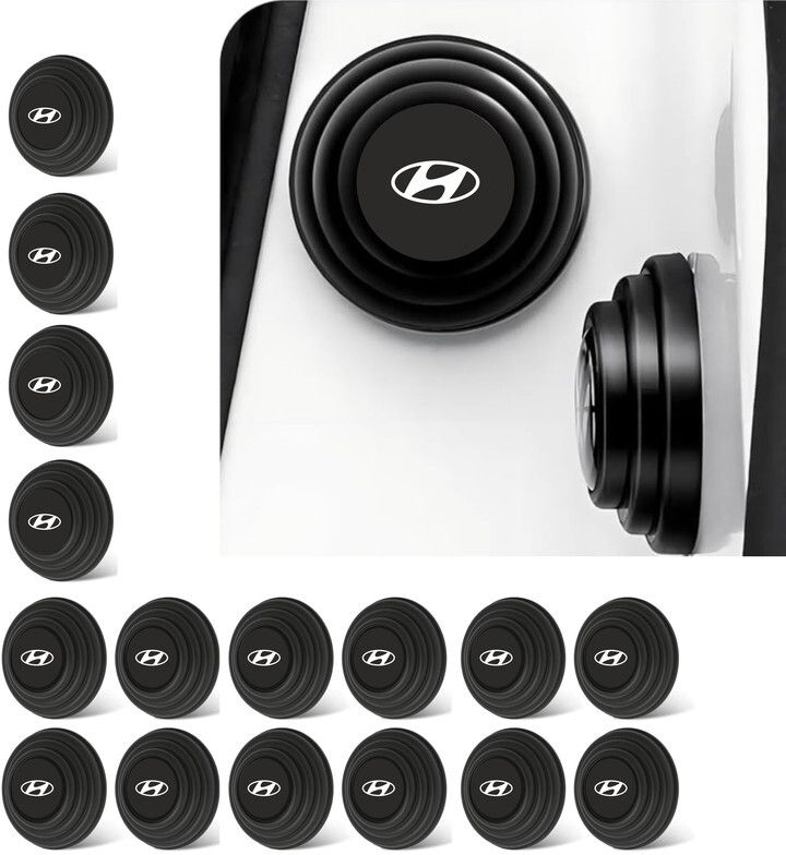 allure auto 16-Piece Rubber Car Door Buffer Pads Compatible For Hyundai Car Door Panel-picture-13