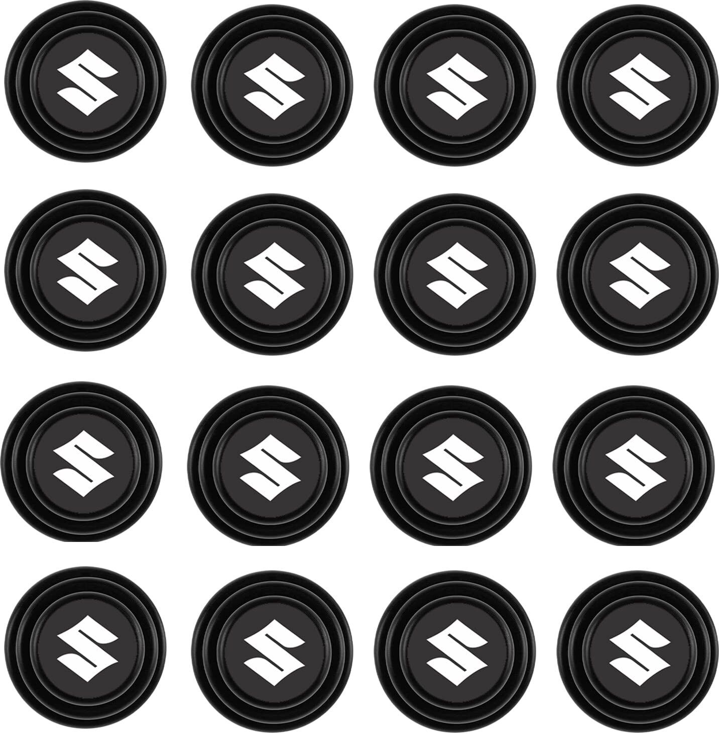 Set of 16 Car Door Shock Absorber, Door Edge Guard Bumper Cushion For Renault Car Door Panel