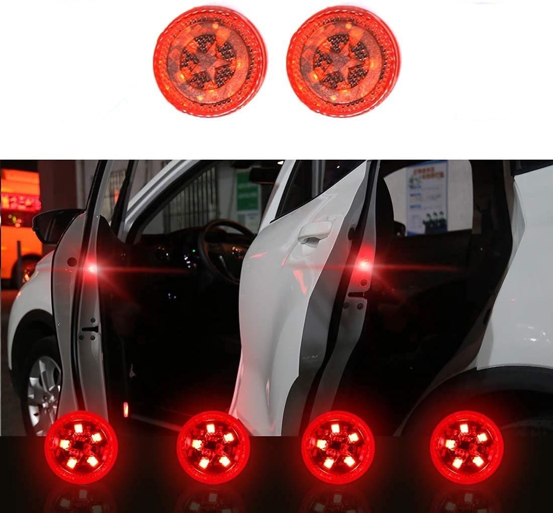 Waterproof 5 LED Wireless Car Door Warning Open Lights Indicator Car Lights Car Fancy Lights-image-49