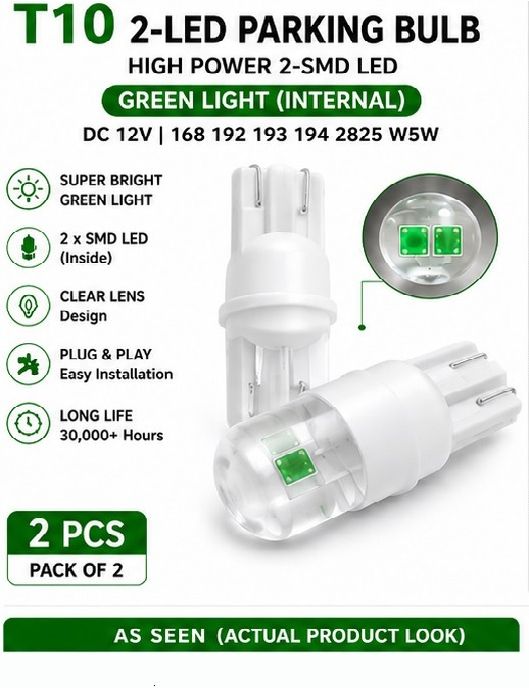 proedition T10 W5W 2SMD 5630 Ceramic LED Bulb Green 12V Instrument Pack 2X317 Car Fancy Lights-picture-22