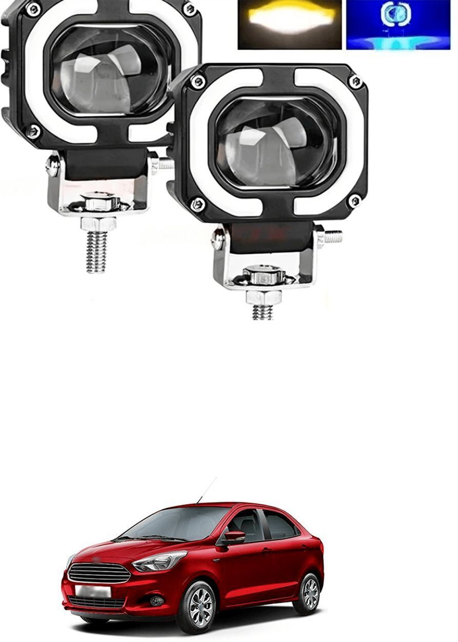 Fog Headlight Light Offroad Truck Angel Eye LED Portable Spotlights Driving s408 Car Fancy Lights-image-39