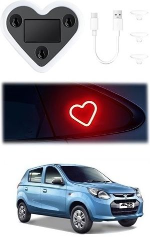 Heart Shaped Ambient Light with Solar & USB Charging Maruti Alto 800 Type 1 Car Fancy Lights-image-1