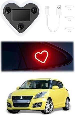 Heart Ambient Light with Solar & USB Charging Maruti Swift 2009 , 2010 , 2011 Car Fancy Lights-image-38
