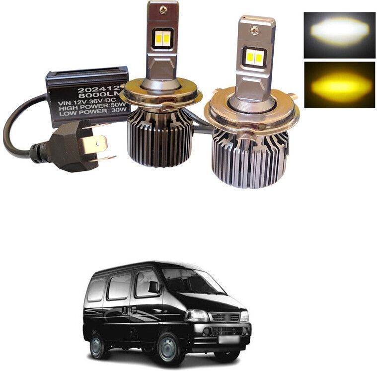 H4 Fitting 100w Led Headlight Bulb Dual Color with flashingHeadlamp Bulb sg174 Car Fancy Lights-image-36