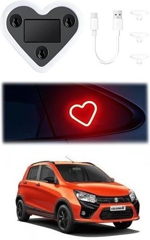 Heart Shaped Ambient Light with Solar & USB Charging Maruti Suzuki Celerio 2023 Car Fancy Lights-image-46