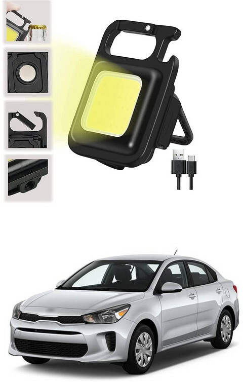 lovmoto Small LED Flashlight COB Rechargeable Keychain Q202 LED Lantern image 1