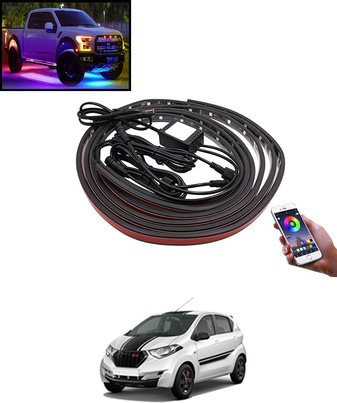 maties Multiple Lighting Modes Vibrant LED Waterproof Design Chassi Light For Car-216 Car Fancy Lights-picture-20