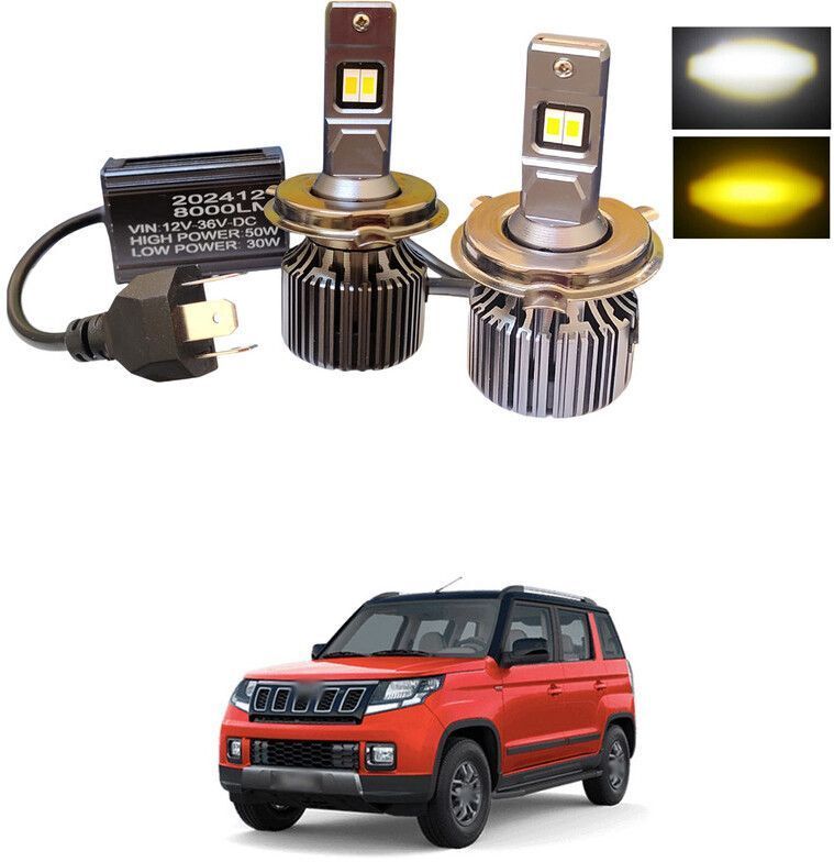 H4 Fitting 100w Led Headlight Bulb Dual Color with flashingHeadlamp Bulb sg124 Car Fancy Lights-image-33